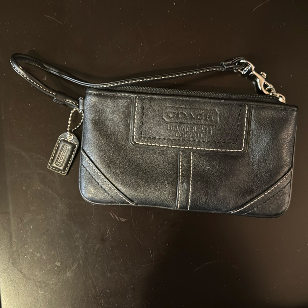 Coach leatherwear envelope purse